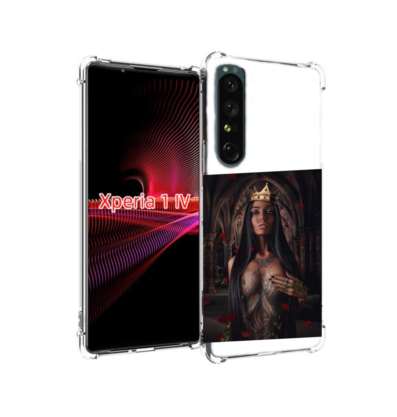 

Чехол накладка MyPads багровый-пик для Sony Xperia 1 IV, Прозрачный, Tocco