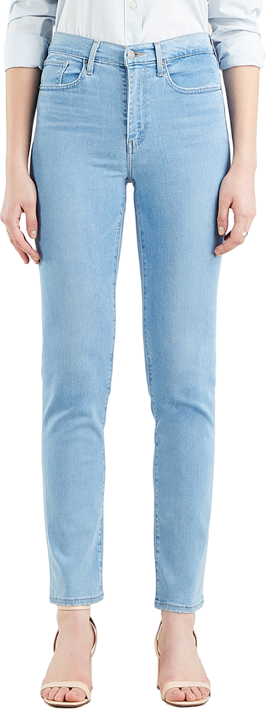 

Джинсы женские Levi's 724 High Rise Straight голубые 28/30, Голубой, 724 High Rise Straight