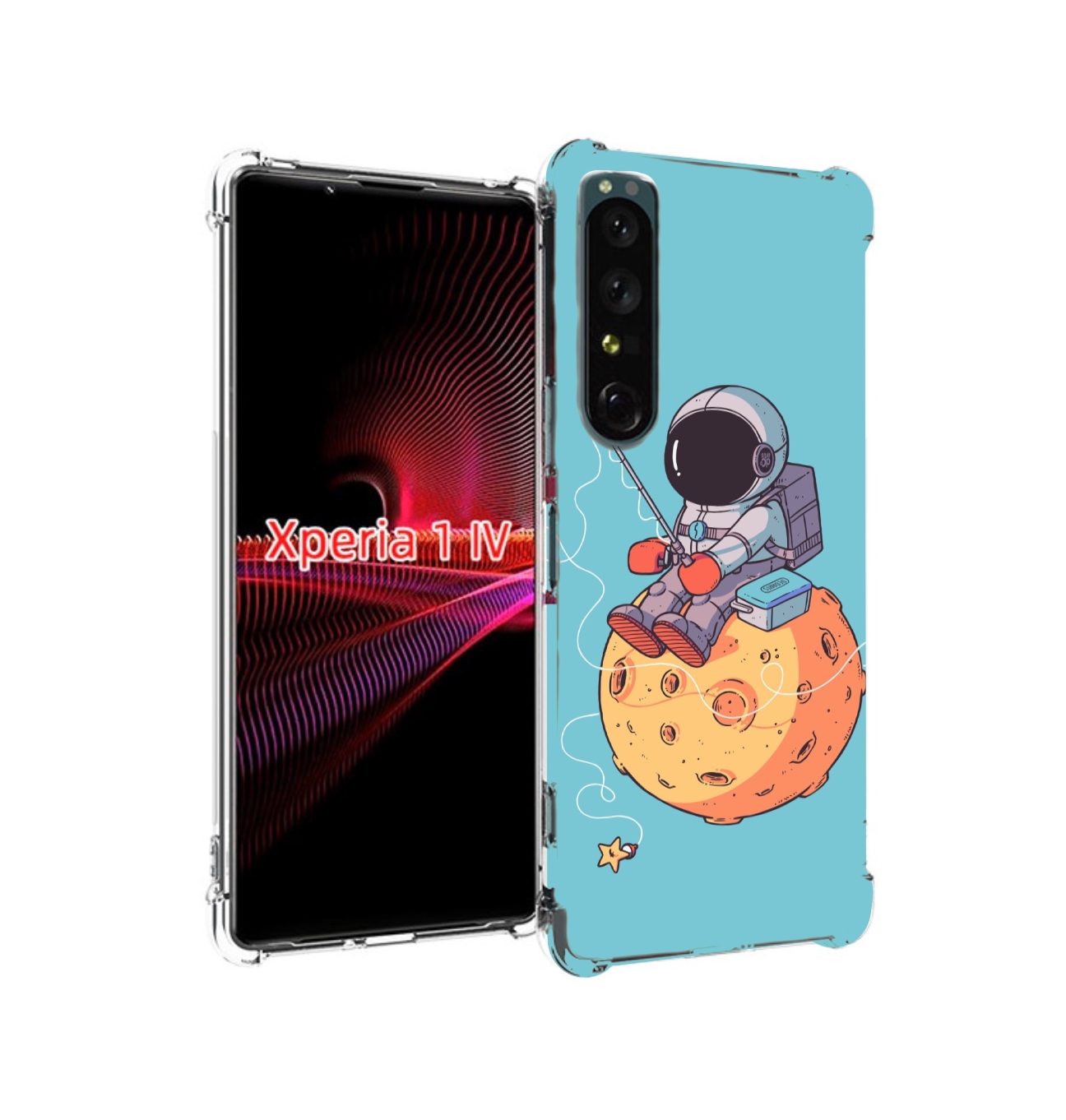 

Чехол накладка MyPads астронавт ловит звезду для Sony Xperia 1 IV, Прозрачный, Tocco