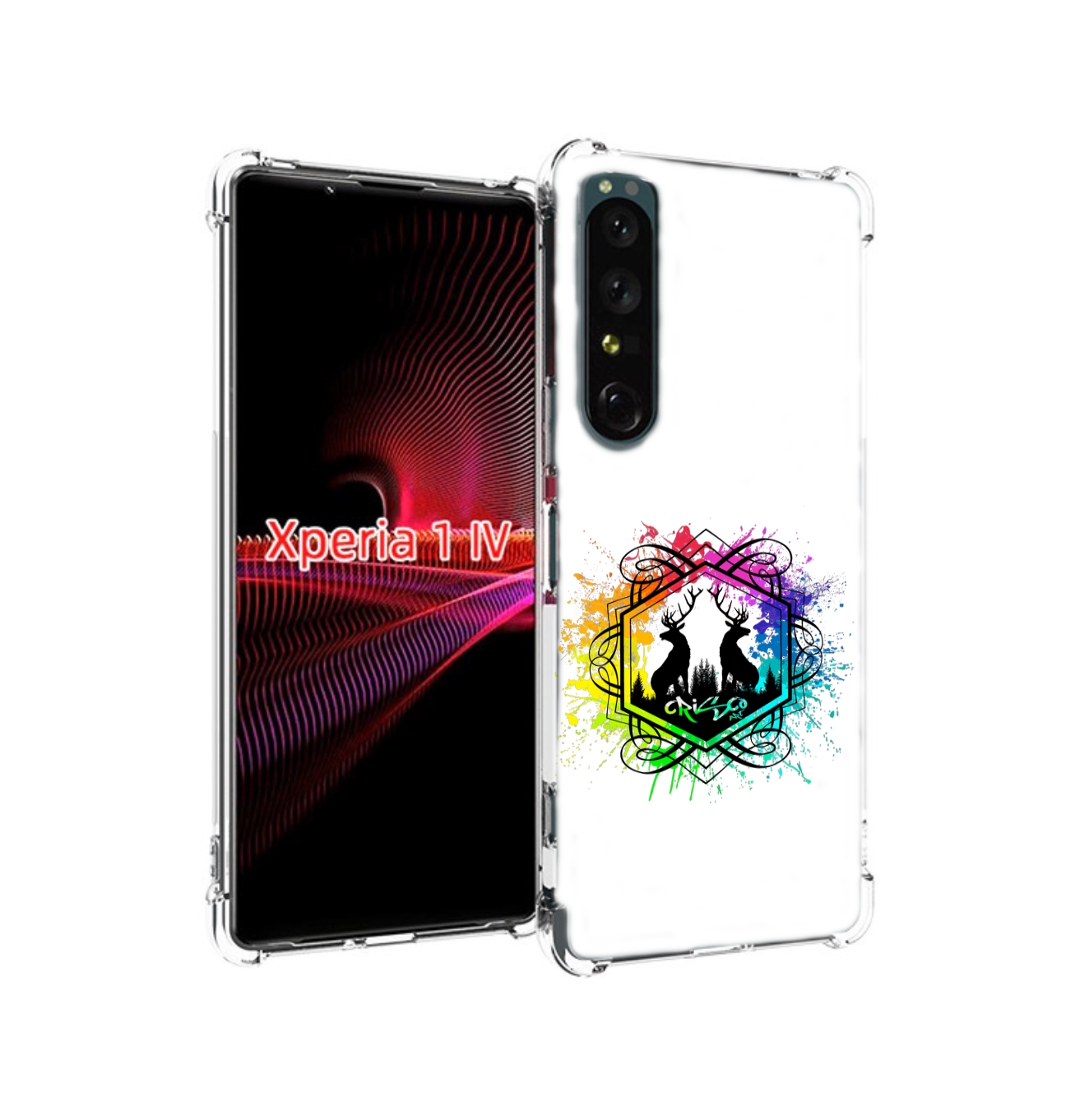 

Чехол накладка MyPads арт-с-оленями для Sony Xperia 1 IV, Прозрачный, Tocco