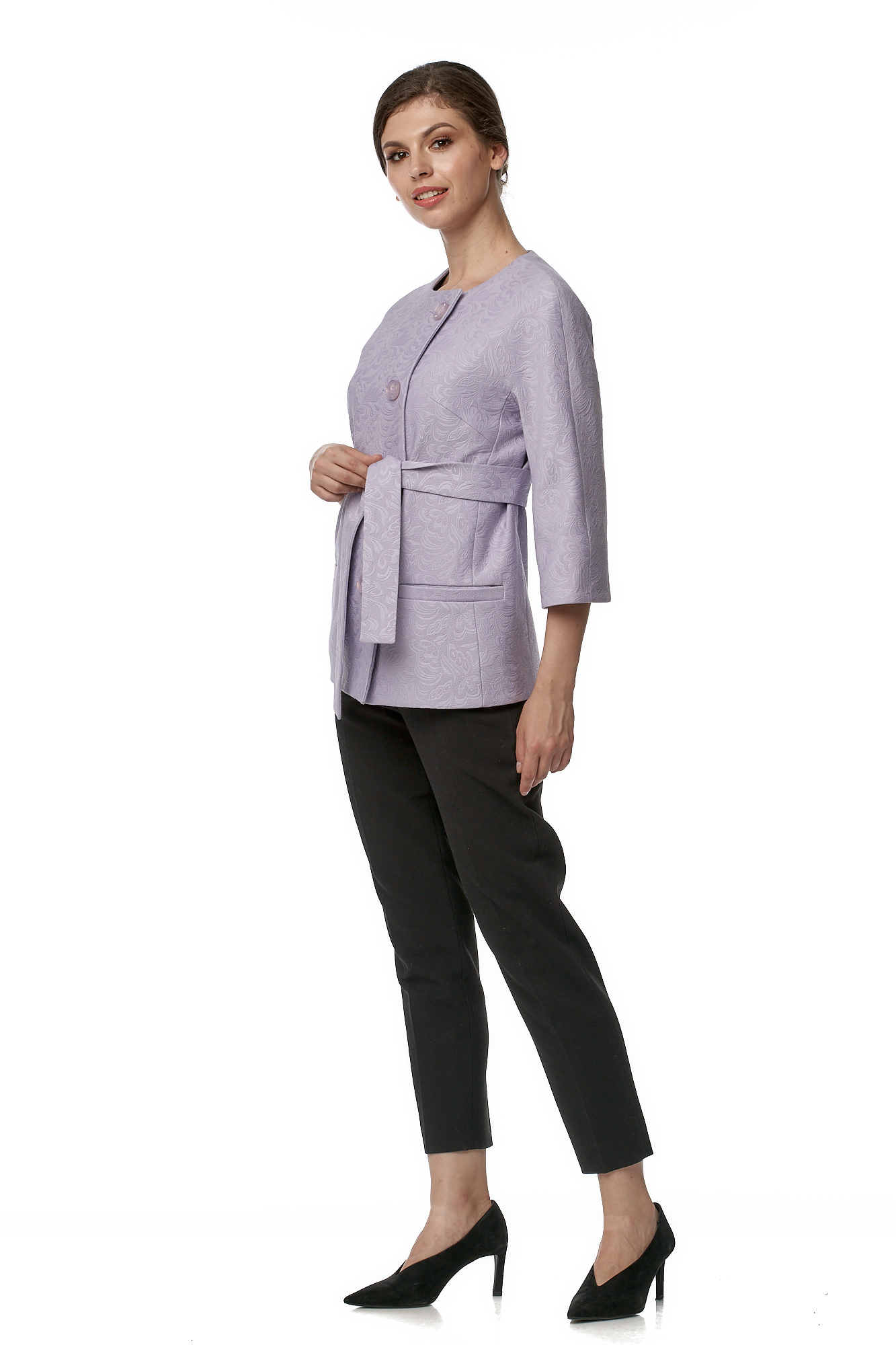 

Жакет женский МОСМЕХА 8017642 фиолетовый 44 RU, 8017642