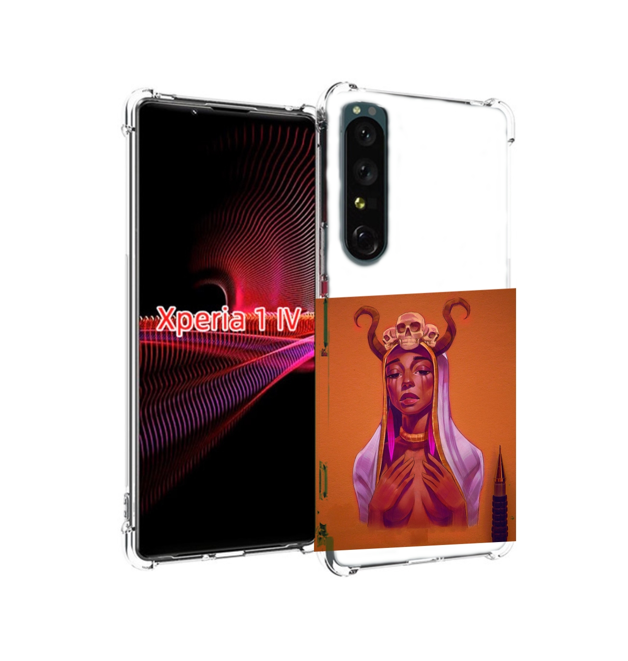 

Чехол накладка MyPads античная-девушка для Sony Xperia 1 IV, Прозрачный, Tocco