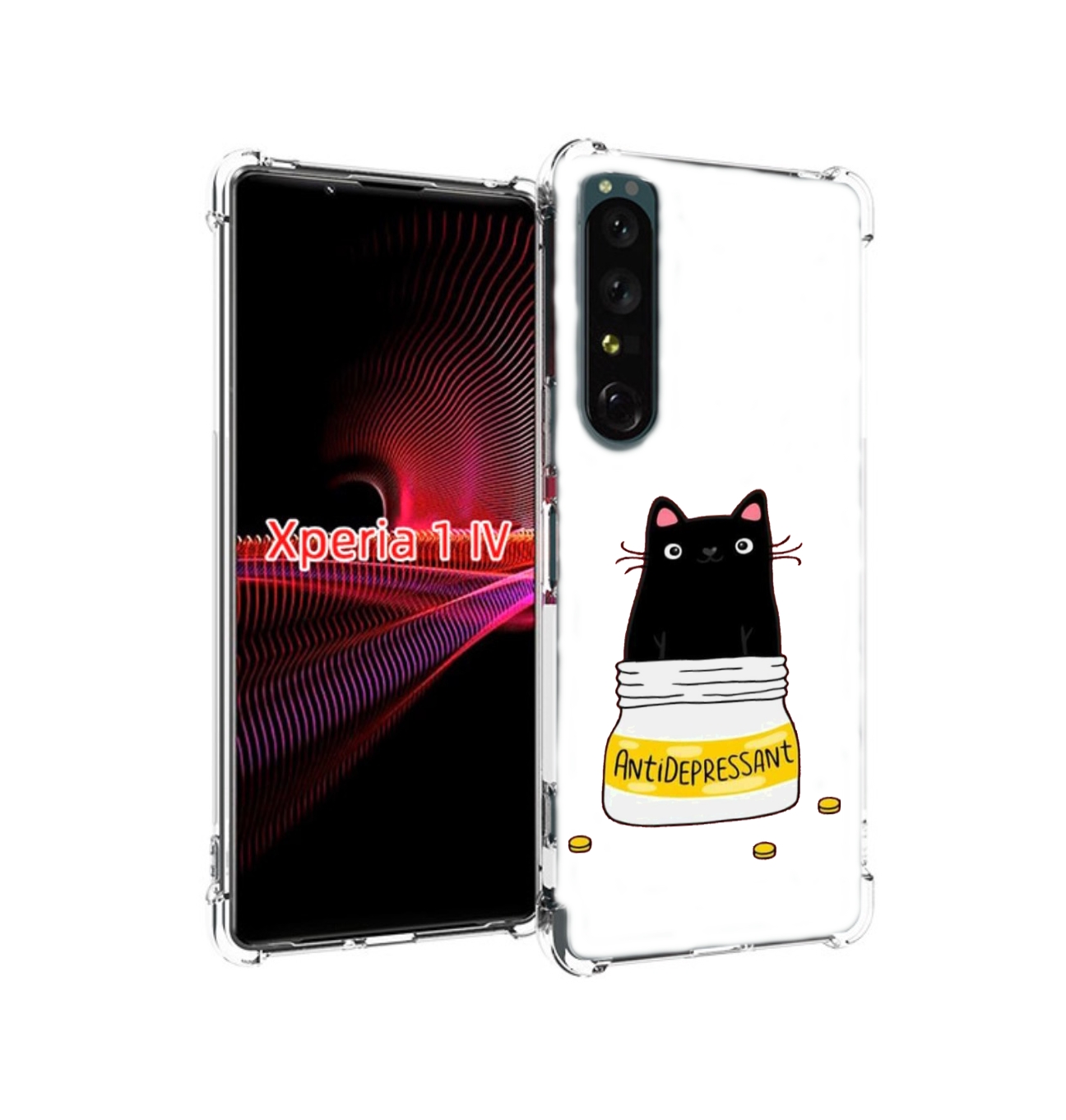 

Чехол накладка MyPads антидепрессант для Sony Xperia 1 IV, Прозрачный, Tocco