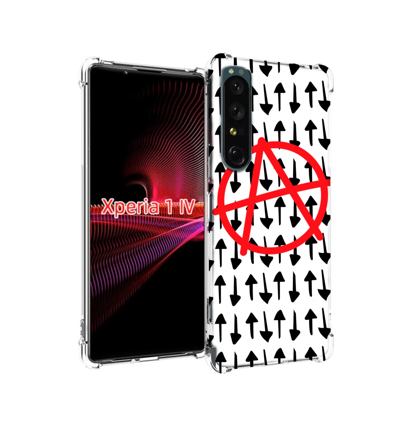 

Чехол накладка MyPads анархия-панк для Sony Xperia 1 IV, Прозрачный, Tocco