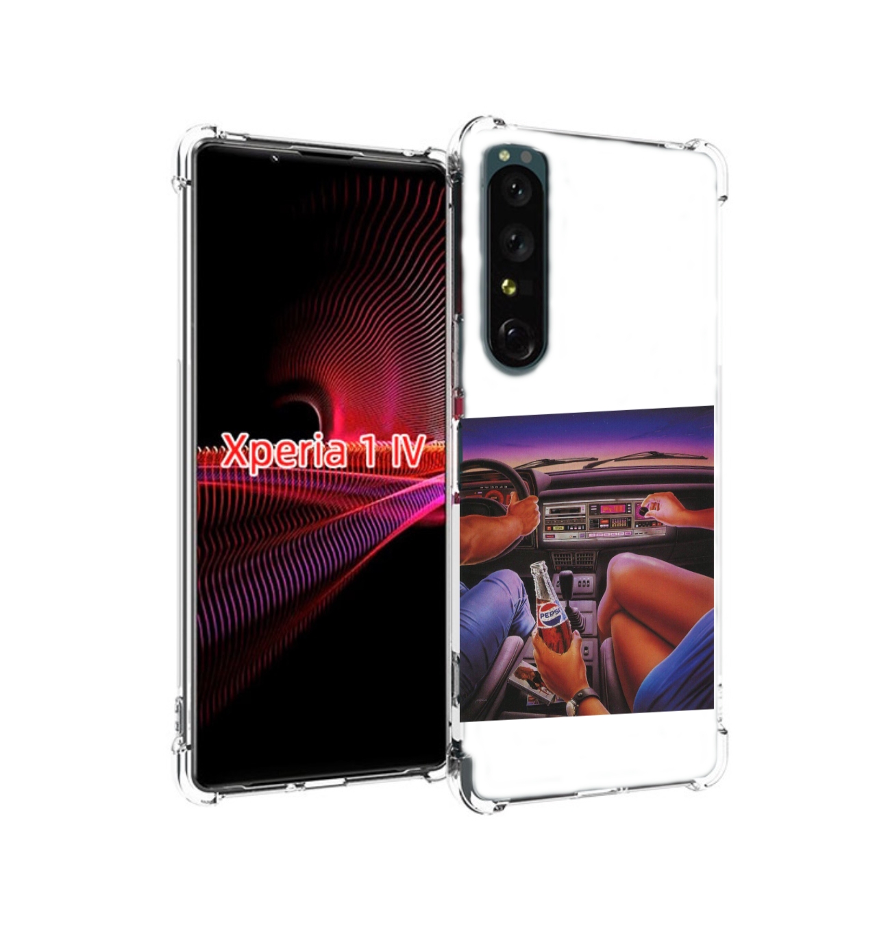 

Чехол накладка MyPads американская машина салон для Sony Xperia 1 IV, Прозрачный, Tocco