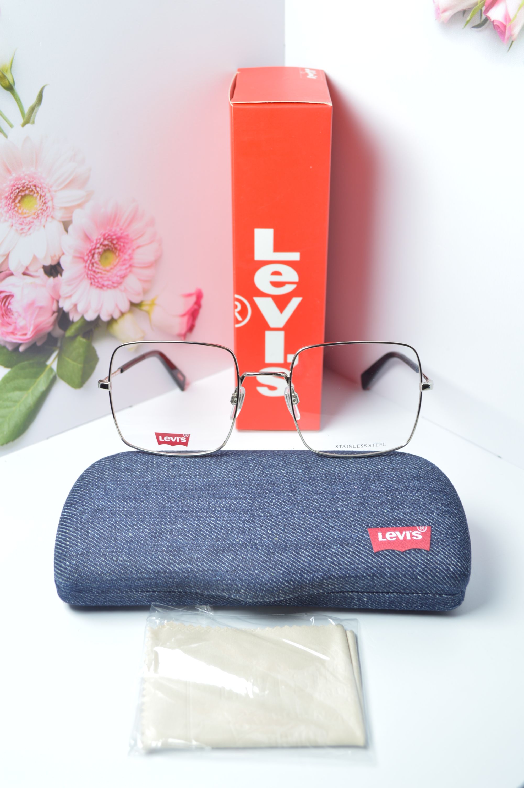 

Оправа для очков унисекс Levi's OL-OM-Levis-LV1042-010 серебристая, OL-OM-Levis-LV1042-010