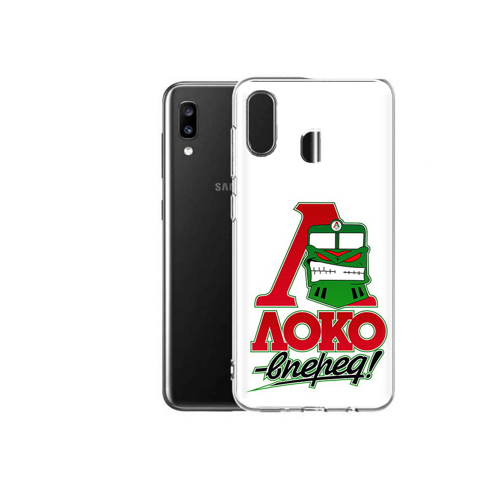 

Чехол MyPads Tocco для Samsung Galaxy A20 ФК локо вперед, Прозрачный, Tocco