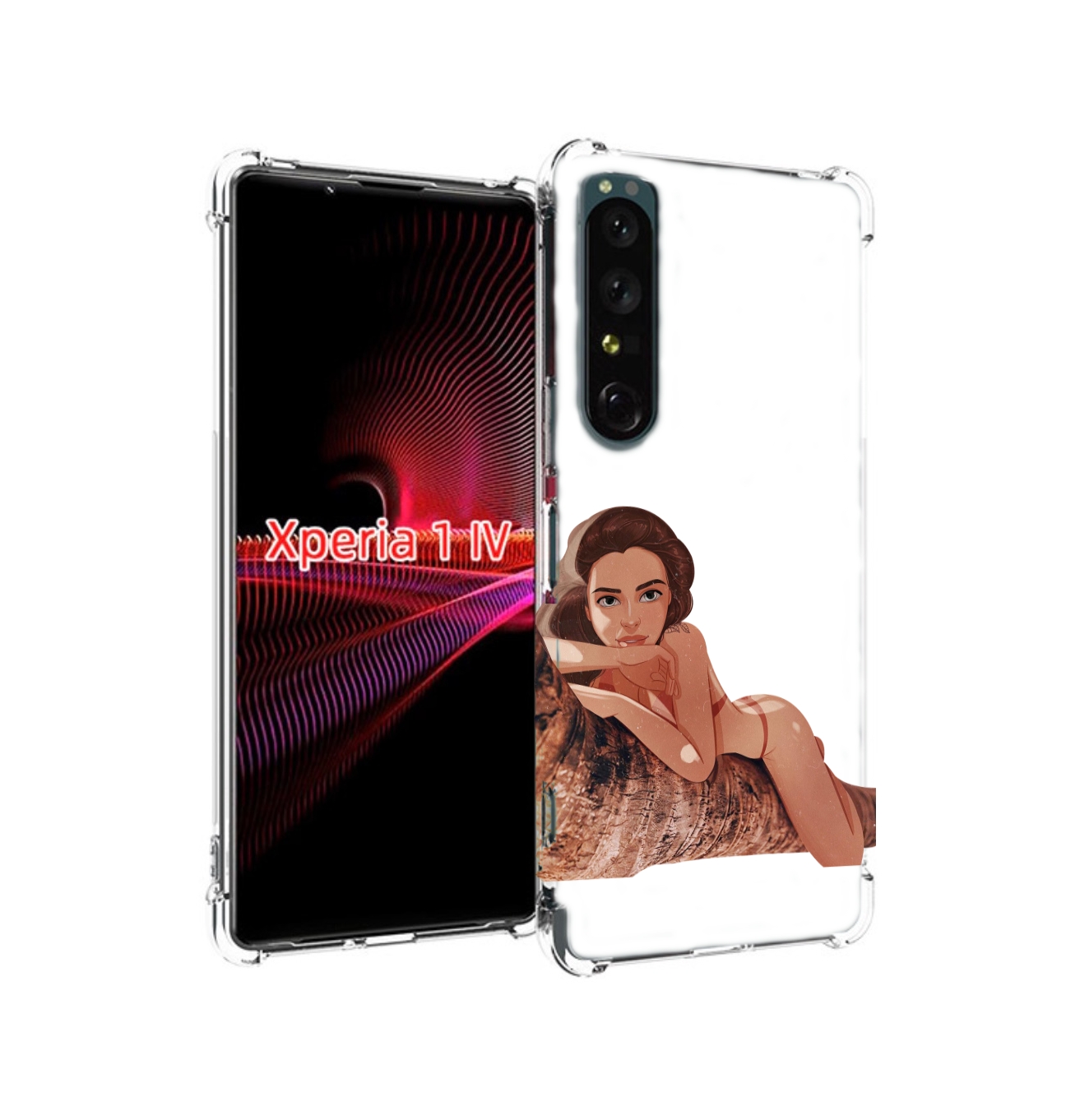 

Чехол накладка MyPads амазонка-на-дереве для Sony Xperia 1 IV, Прозрачный, Tocco