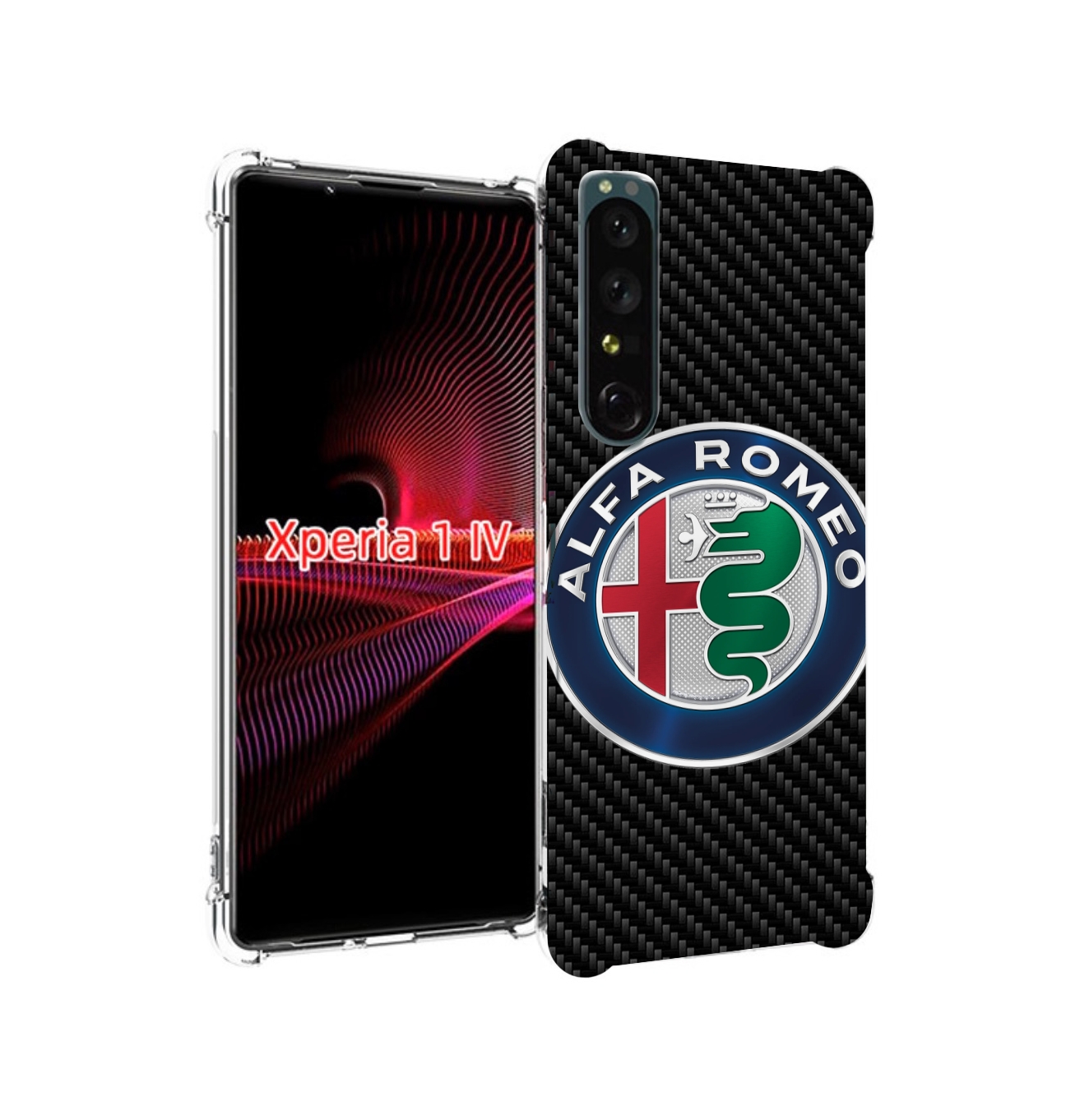 

Чехол накладка MyPads альфа-ромео мужской для Sony Xperia 1 IV, Прозрачный, Tocco
