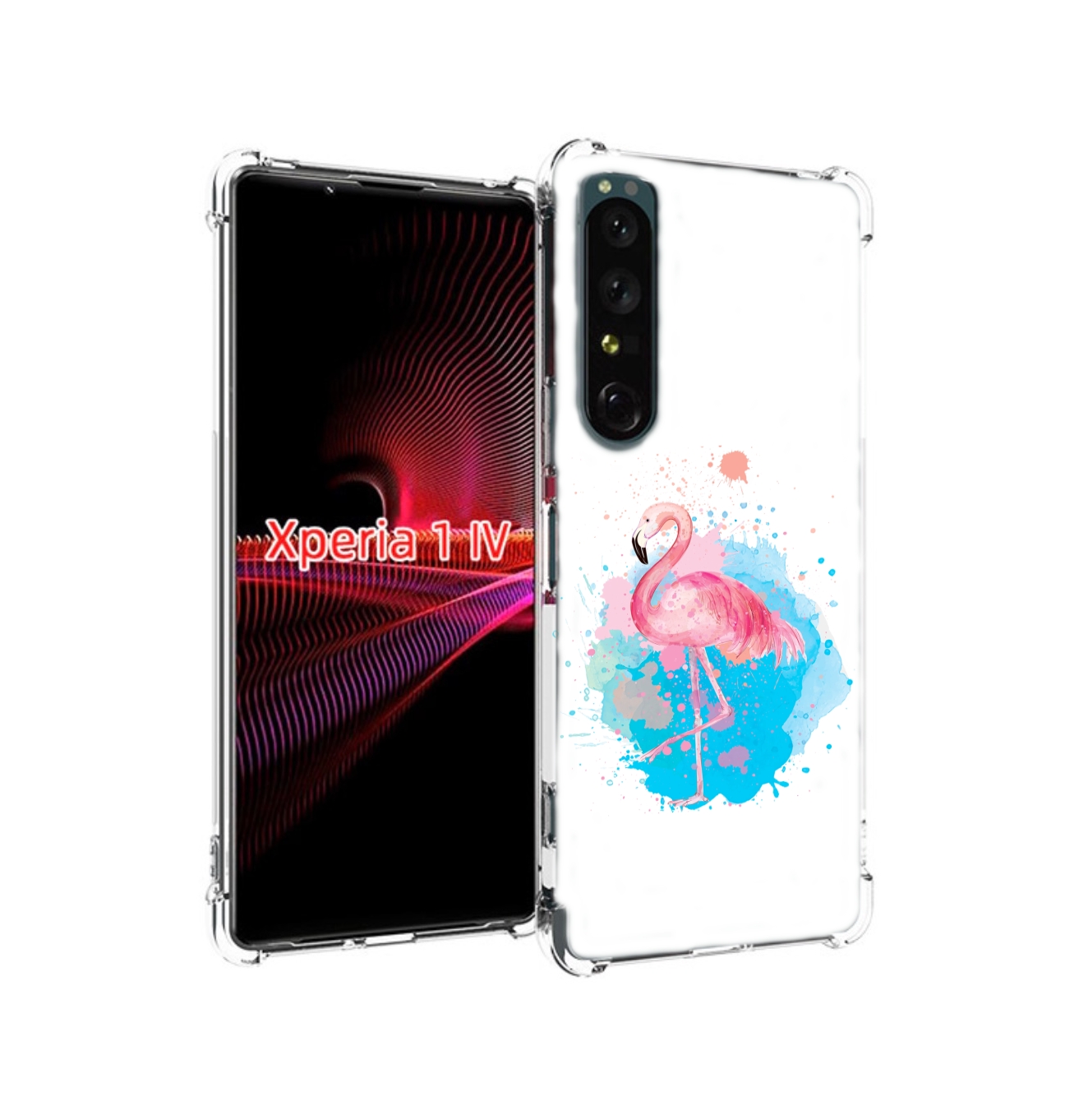 

Чехол накладка MyPads акварельное-фламинго для Sony Xperia 1 IV, Прозрачный, Tocco