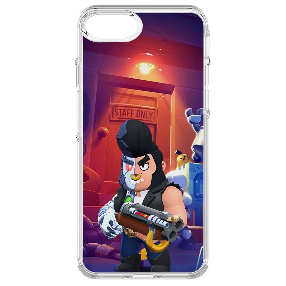 

Чехол-накладка Brawl Stars-Б-800 для iPhone 8, Прозрачный