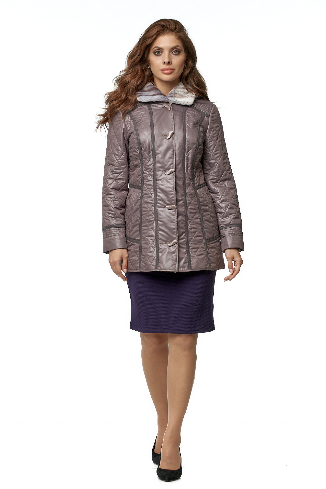

Куртка женская МОСМЕХА 8016204 фиолетовая 48 RU, Фиолетовый, 8016204