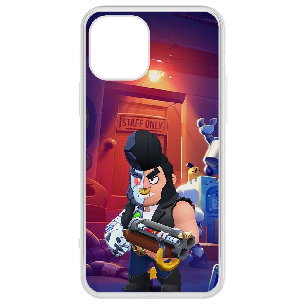 

Чехол-накладка Brawl Stars-Б-800 для iPhone 12, Прозрачный