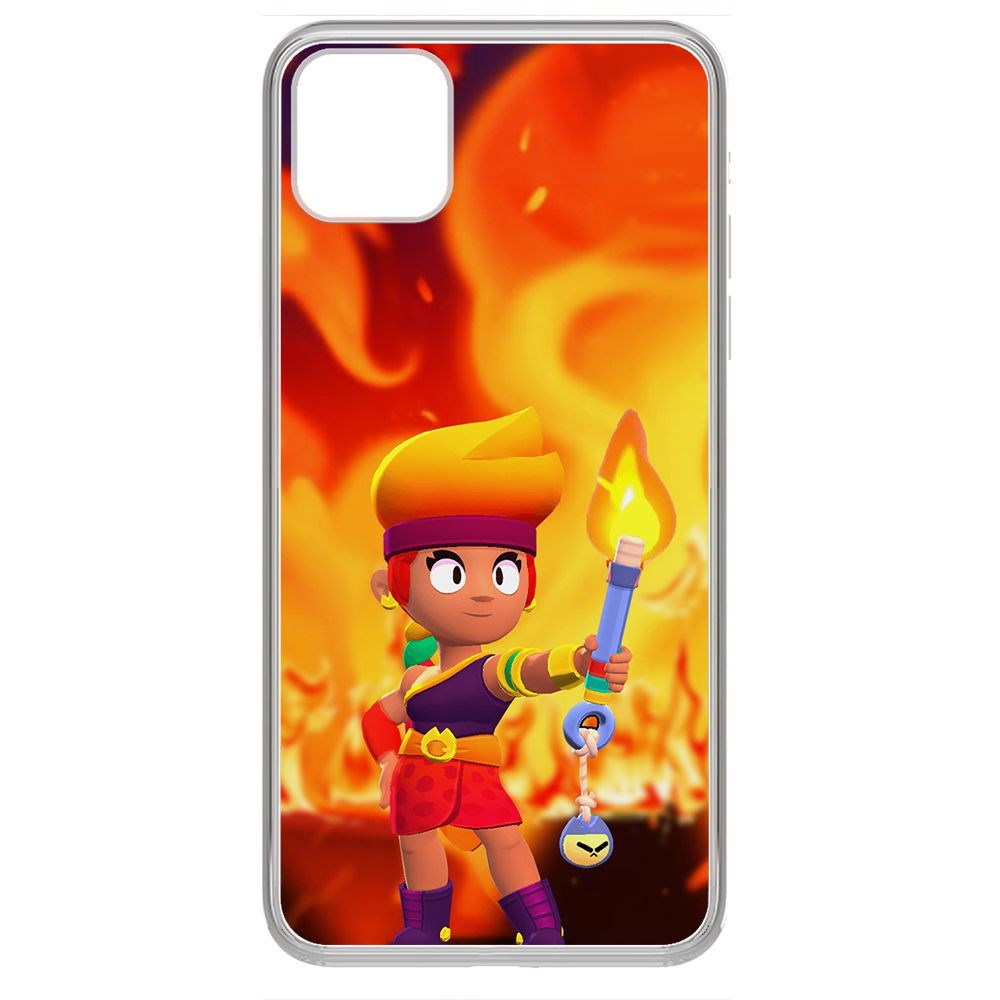 

Чехол-накладка Brawl Stars-Амбер для iPhone 11 Pro Max, Прозрачный