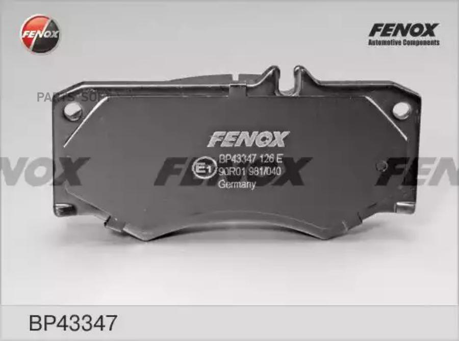 

Тормозные колодки FENOX передние правые/левые дисковые bp43347