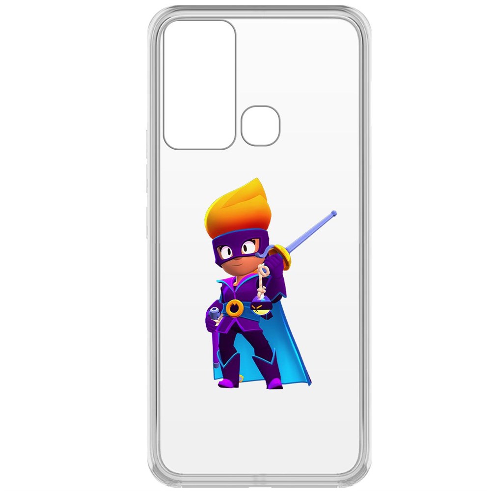 

Чехол-накладка Brawl Stars-Амбер де Ла Вега для Infinix Hot 12i, Прозрачный