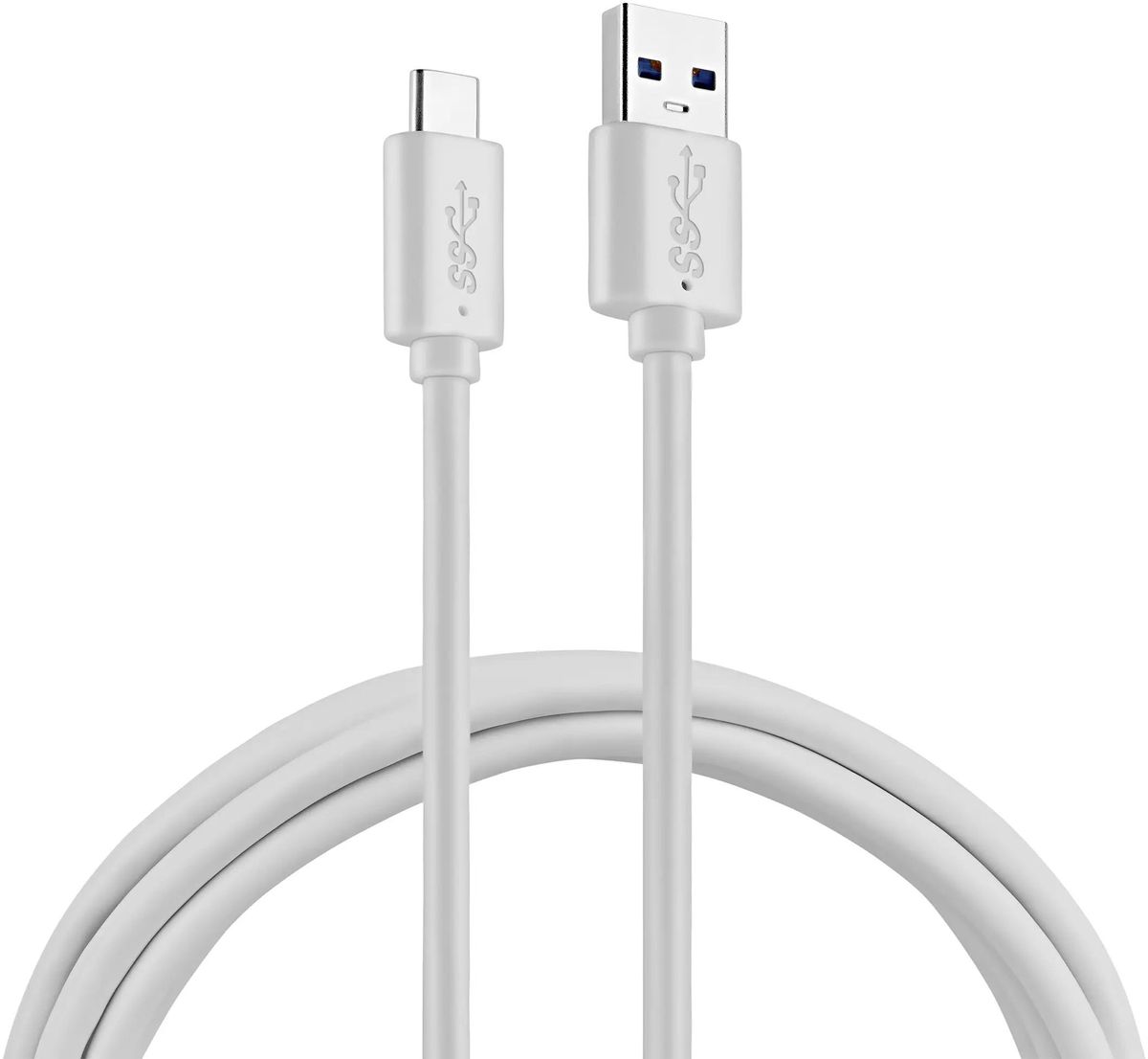 

Кабель Buro USB - Type-C, 2.4 А, 1.8 м, белый (bhp usb3-tpc)