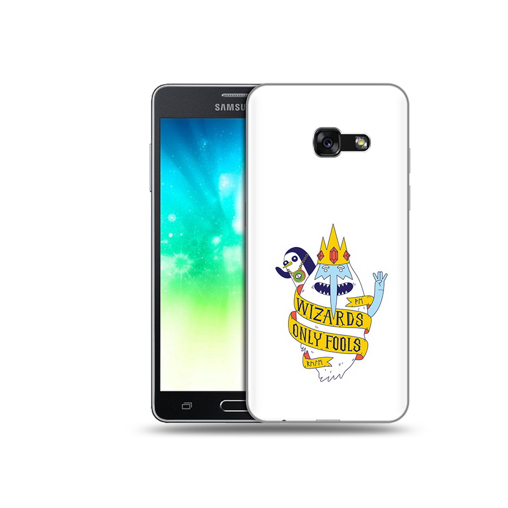 

Чехол MyPads Tocco для Samsung Galaxy A3 (2017) время приключений снежный король, Прозрачный, Tocco