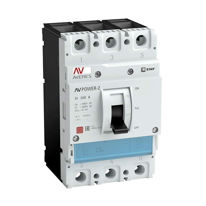 фото Автоматический выключатель ekf averes av power-3/3 mccb-33-630h-tr-av 630а 100ka tr