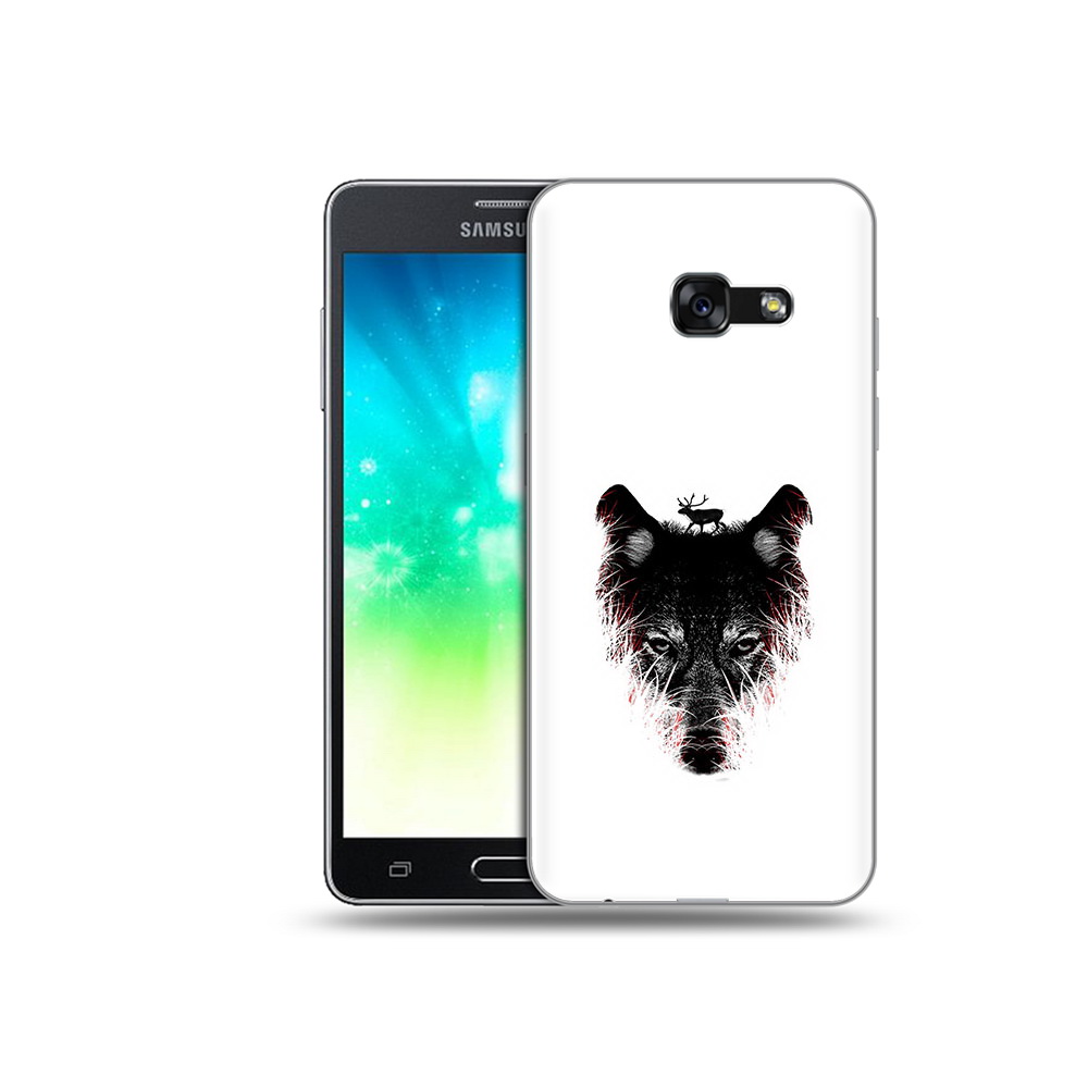 

Чехол MyPads Tocco для Samsung Galaxy A3 (2017) волк в траве (PT51197.565.267), Прозрачный, Tocco