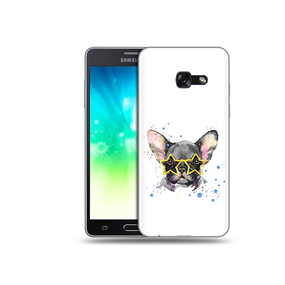Чехол MyPads Tocco для Samsung Galaxy A3 (2017) буля в очках (PT51197.565.252)