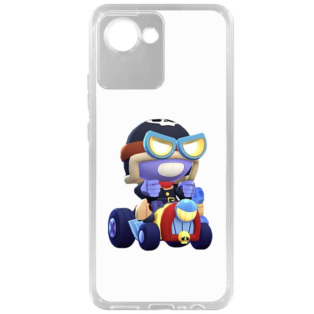 

Чехол-накладка Brawl Stars-Безумный Карл для Realme C30