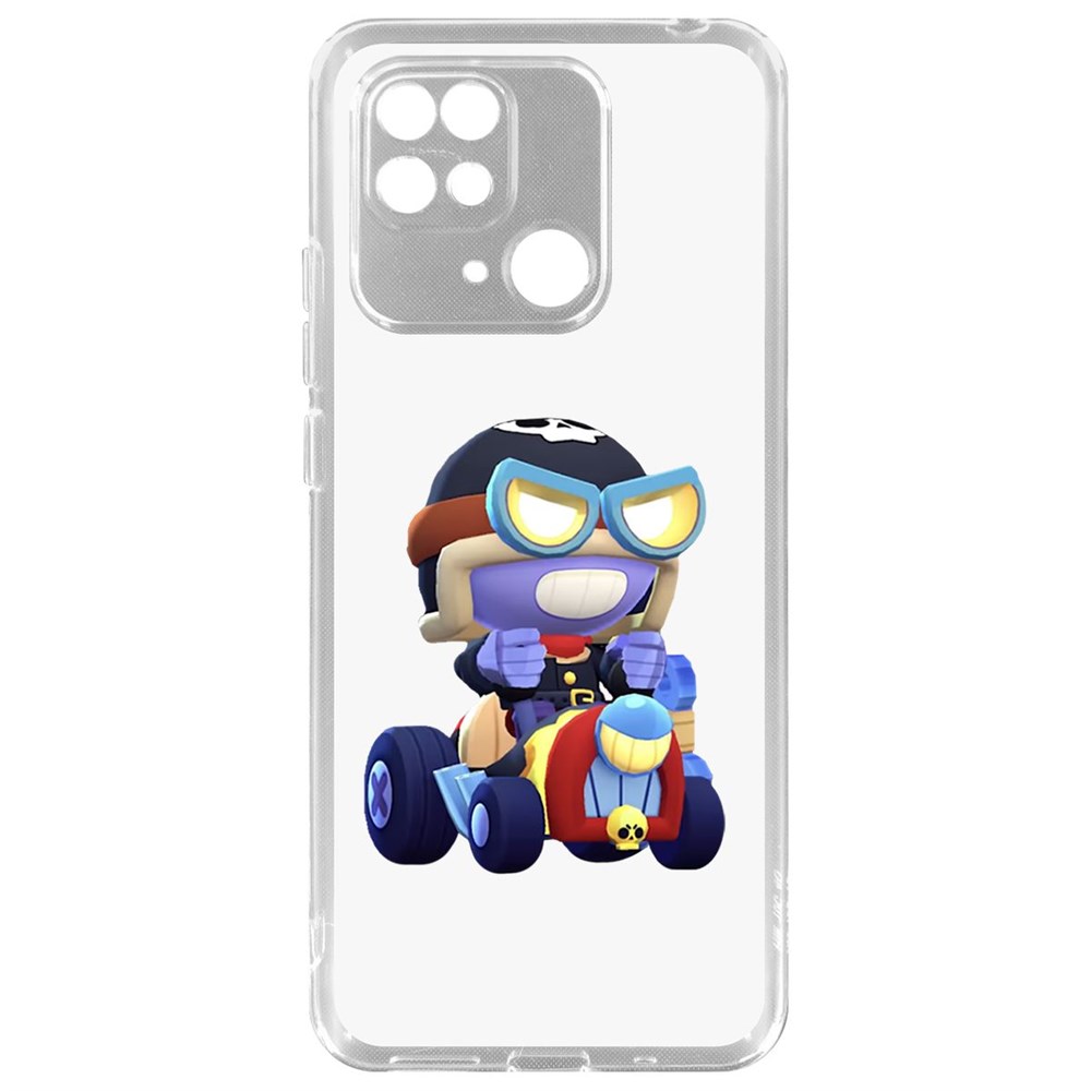 

Чехол-накладка Brawl Stars-Безумный Карл для Xiaomi Redmi 10C