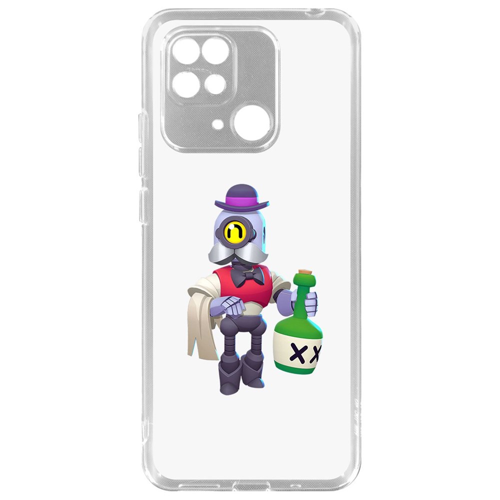

Чехол-накладка Brawl Stars-Барли для Xiaomi Redmi 10C