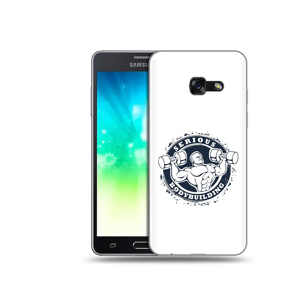 

Чехол MyPads Tocco для Samsung Galaxy A3 (2017) бодибилдинг воля к победе, Прозрачный, Tocco