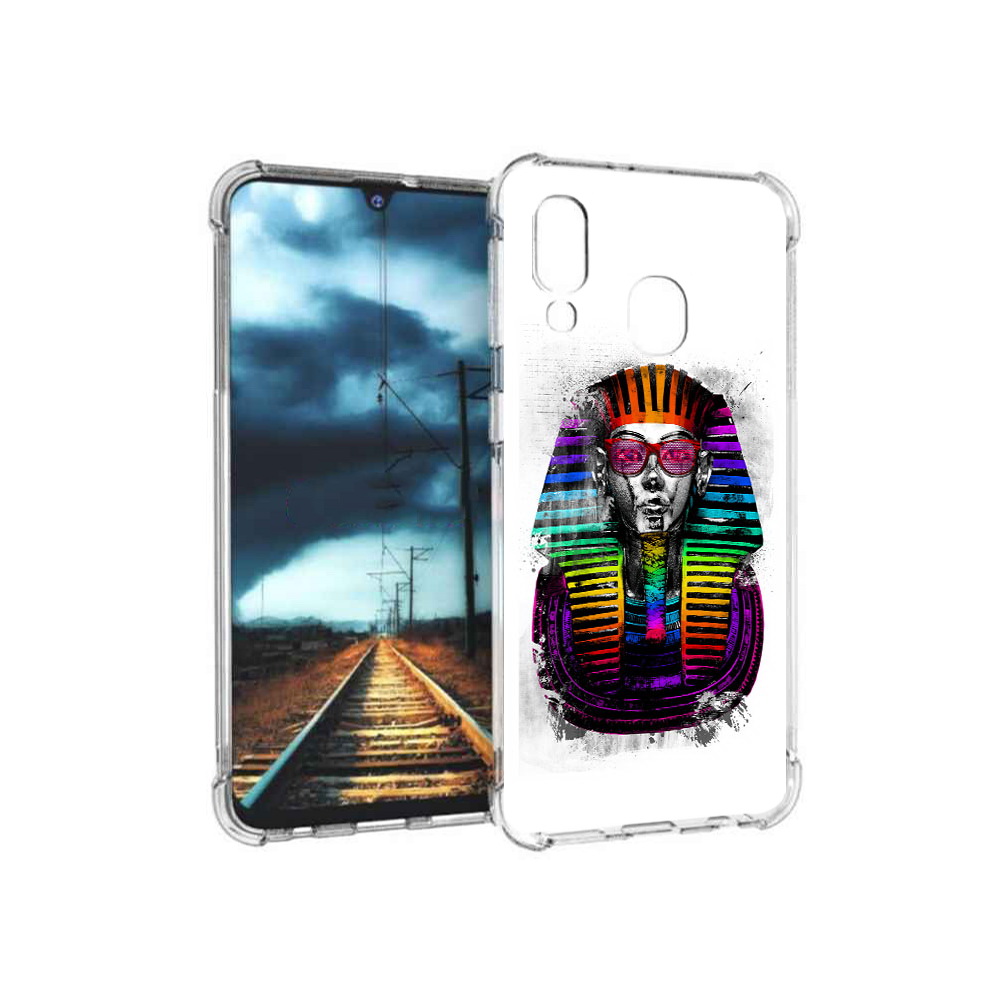 

Чехол MyPads Tocco для Samsung Galaxy A40 модная богиня (PT128655.504.479), Прозрачный, Tocco