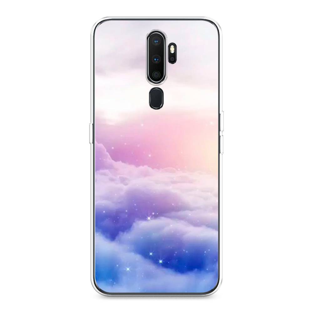 

Чехол на Oppo A5 "Небеса", Голубой;белый;розовый, 251950-2