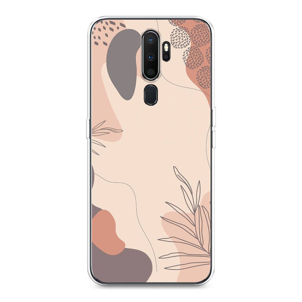 

Чехол на Oppo A5 "Нюдовые тона", Коричневый;серый, 251950-4