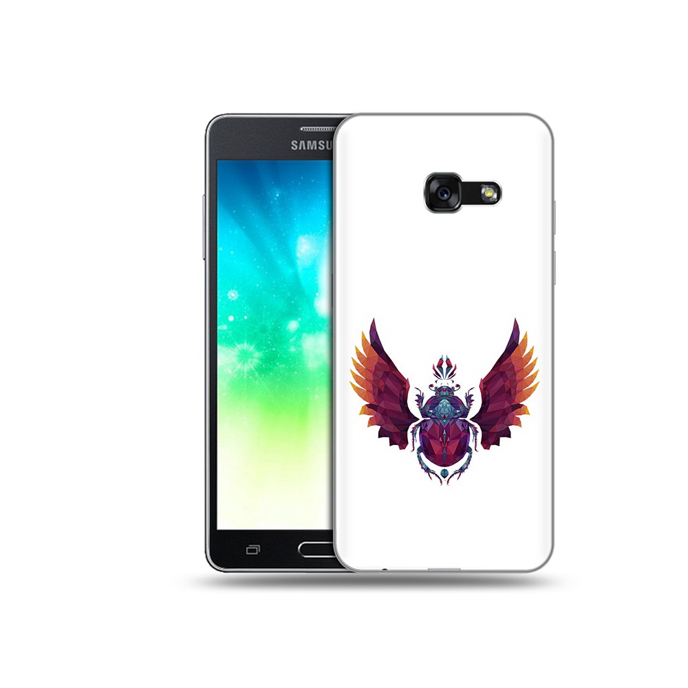 

Чехол MyPads Tocco для Samsung Galaxy A3 (2017) алмазный скоробей (PT51197.565.219), Прозрачный, Tocco