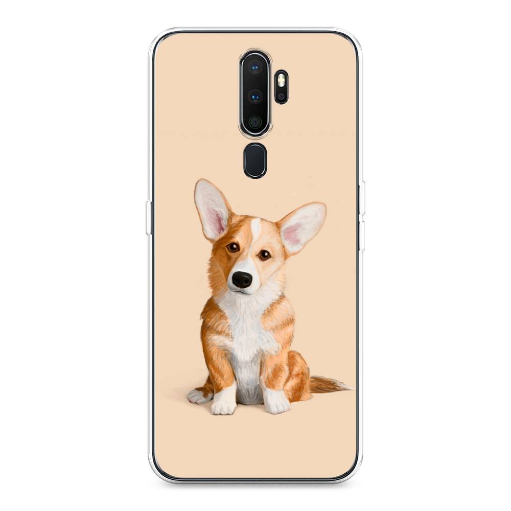 

Чехол на Oppo A5 "Грустный Корги", Коричневый;бежевый, 251950-1