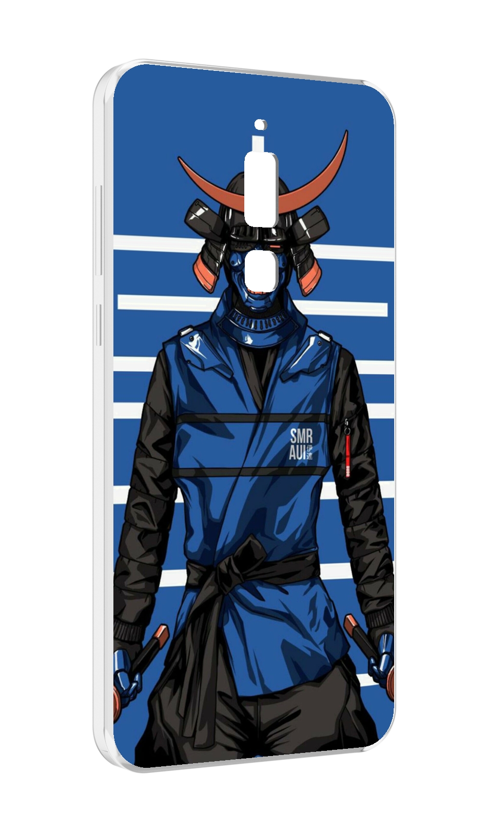 

Чехол MyPads самурай в синей форме для Meizu M6T, Прозрачный, Tocco