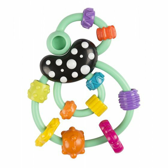 фото Погремушка playgro swirly sensory rattle