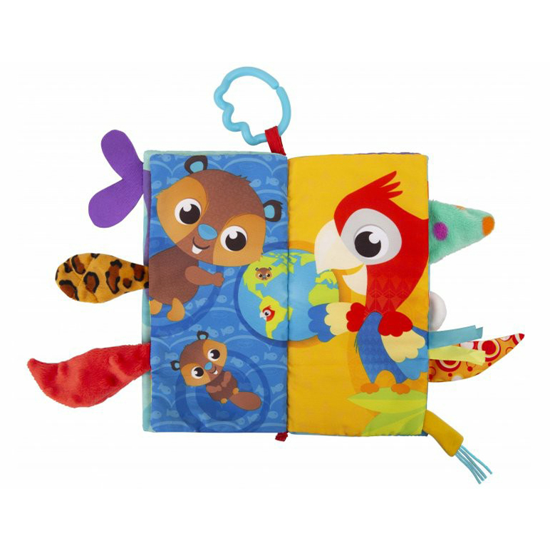 

Книжка-игрушка Playgro Tails Of The World Sensory Book с прорезывателем