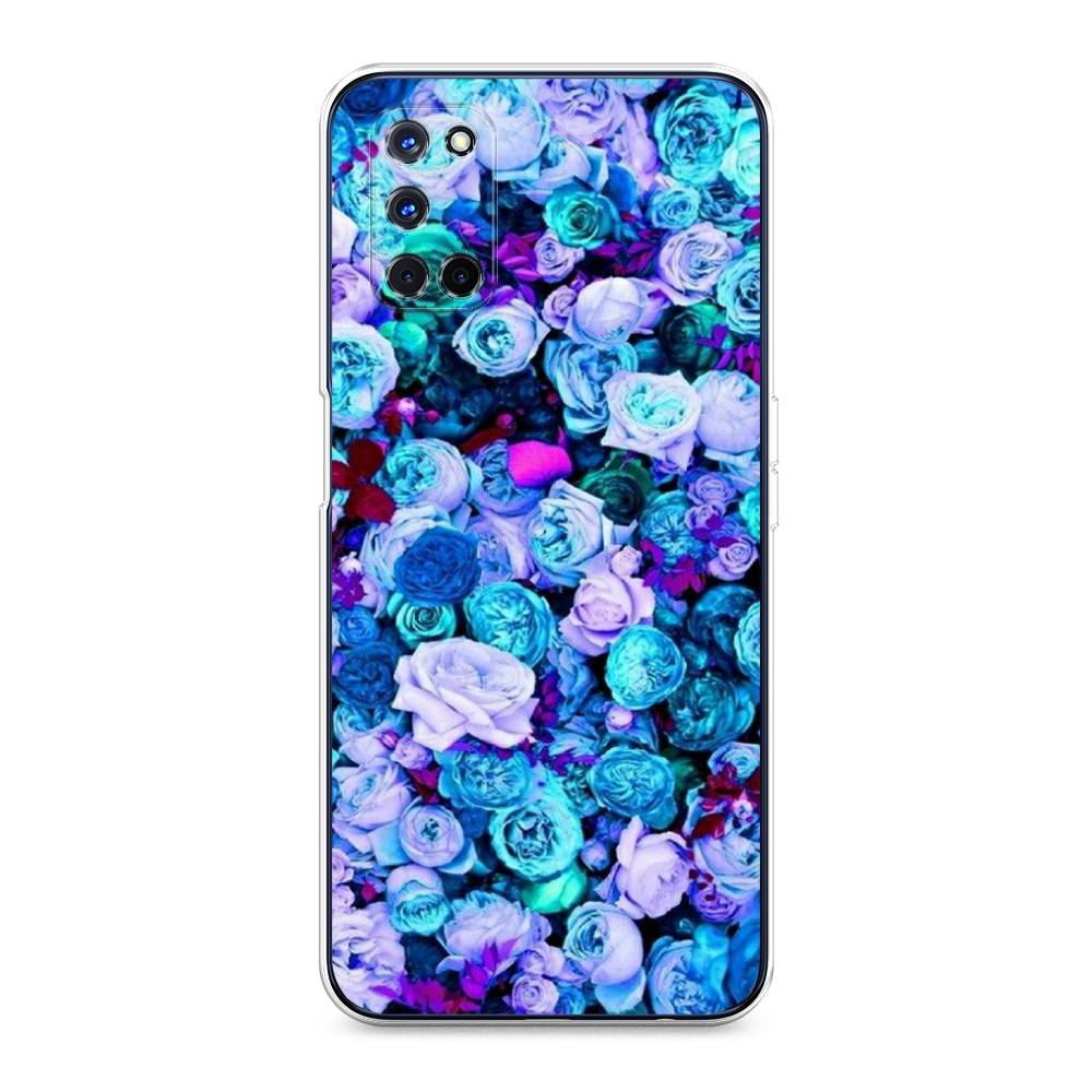 

Чехол на Oppo A52 "Цветочный ковер", Фиолетовый, 253250-2
