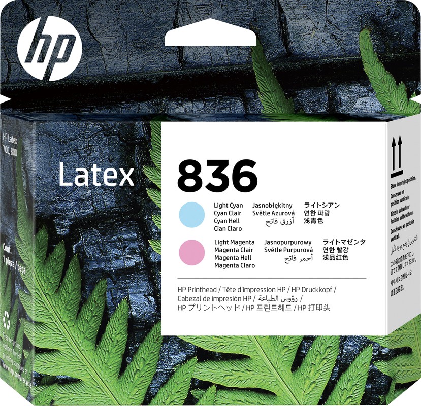 

Печатающая головка HP 836 Light Cyan/Light Magenta Latex (4UV97A), Светло-голубой;светло-пурпурный, 4UV97A
