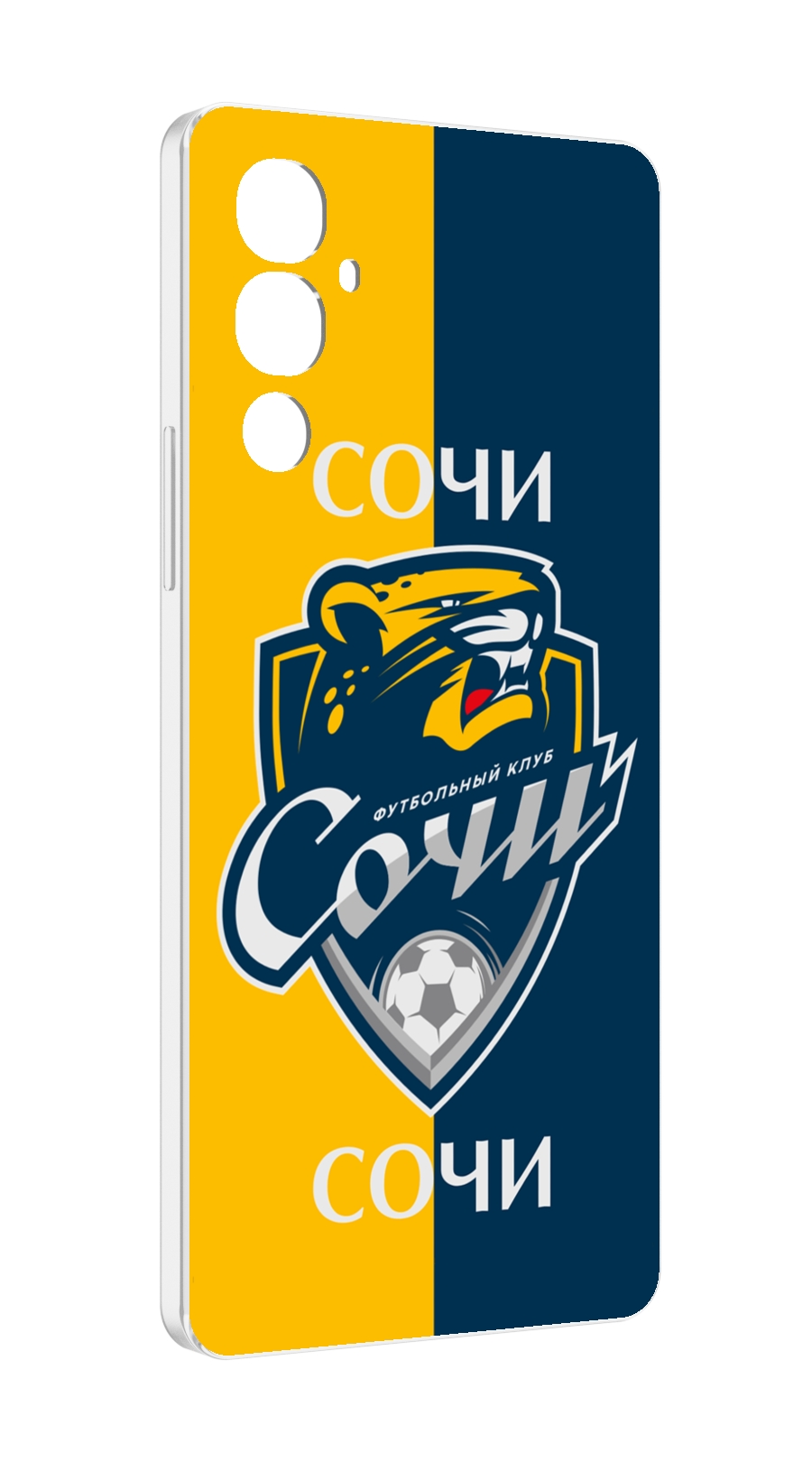 

Чехол MyPads фк сочи для Tecno Pova 4, Прозрачный, Tocco