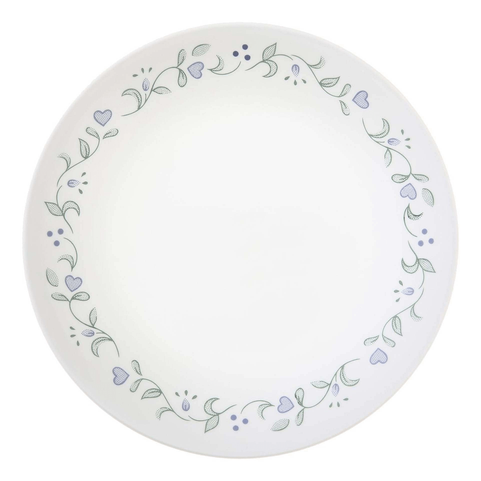 Тарелка для закусок Corelle Dazzling White голубая 22 см