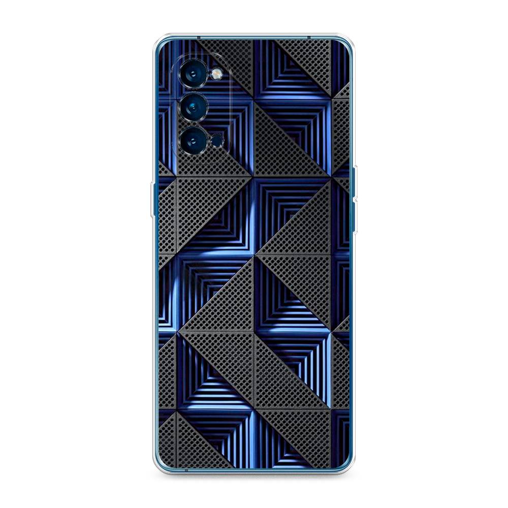 

Чехол на Oppo Reno 4 Pro 5G "IBM", Серый;синий, 253750-3