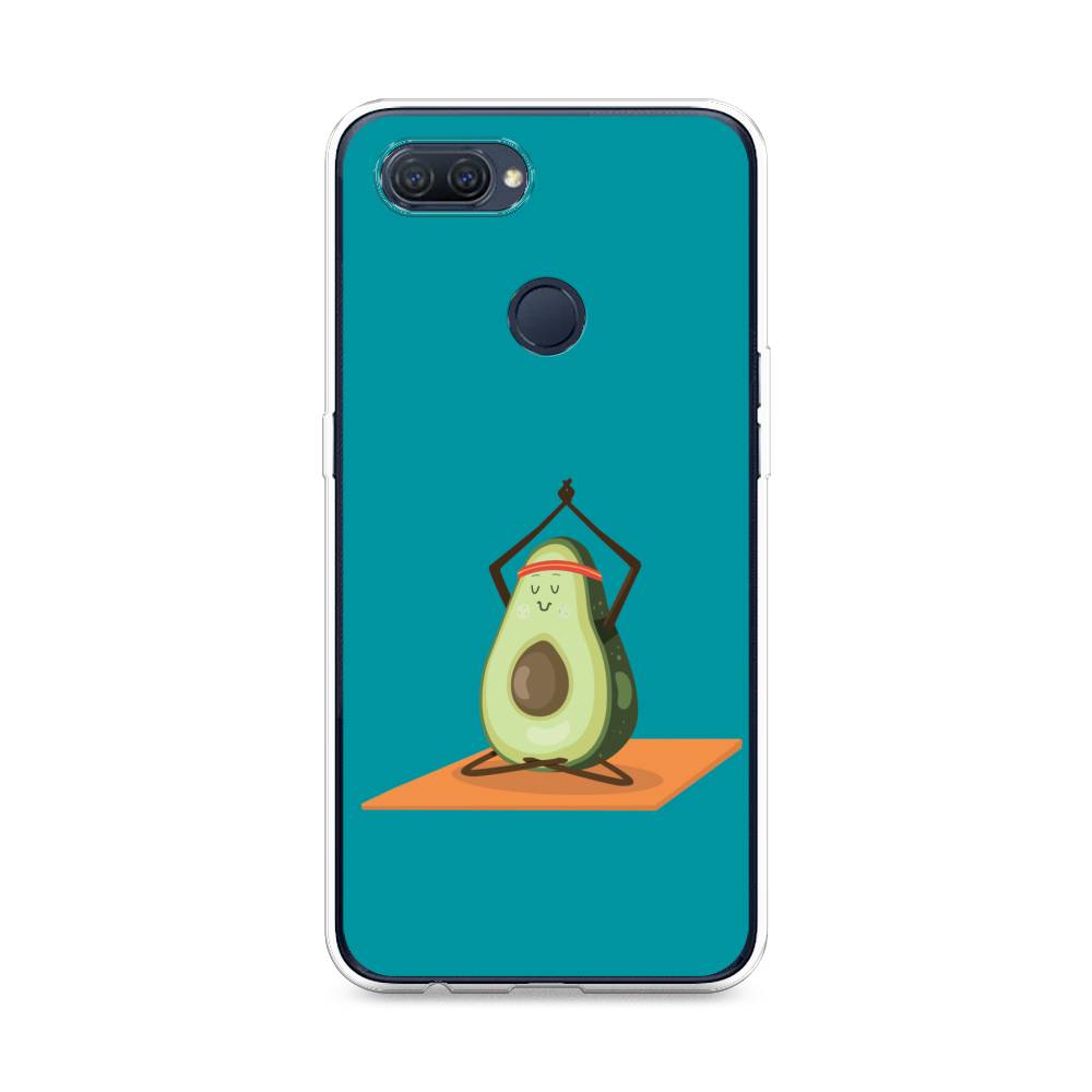 

Чехол для Oppo A12 "Расслабься с авокадо", Голубой, 253450-6