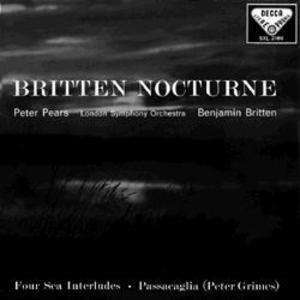 

Britten: Nocturne, Four Sea Interludes and Passacaglia from Peter Grimes / Peter Pears / L, 1 LP
