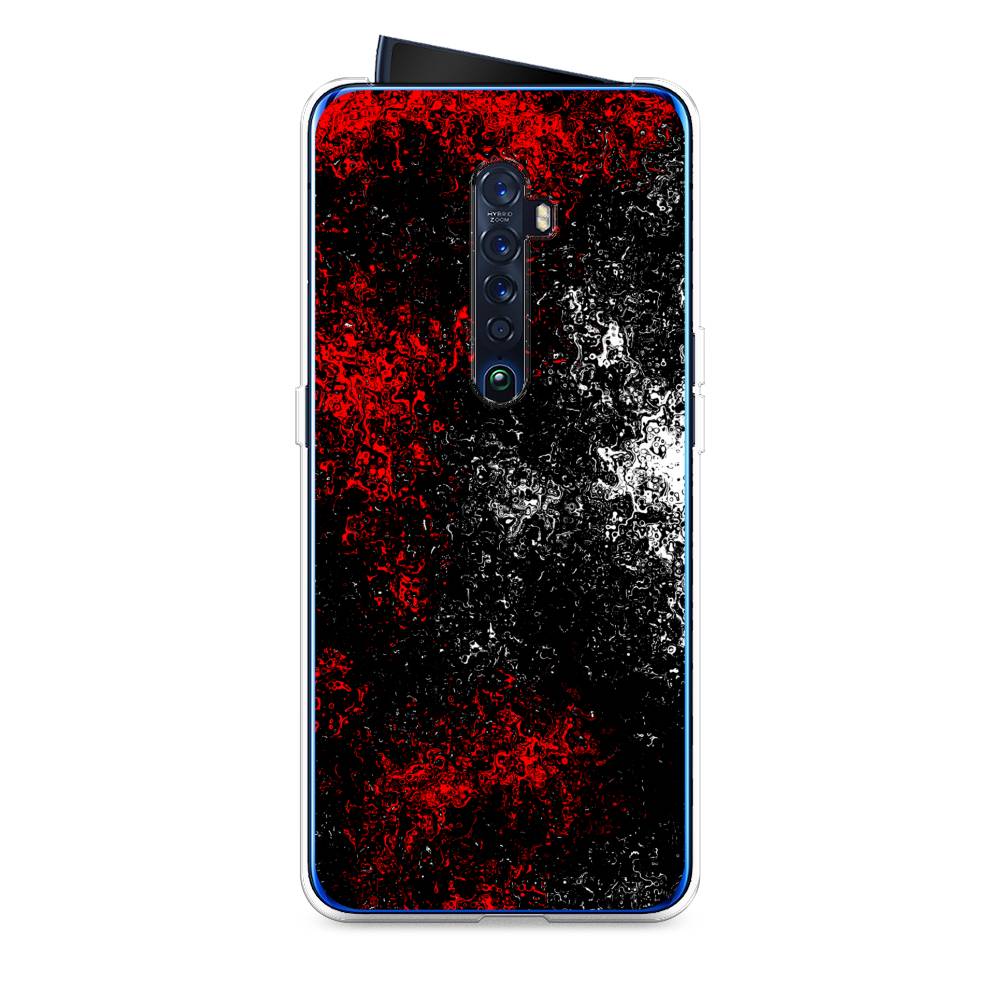 

Чехол на Oppo Reno 2 "Монотипия", Красный;черный;белый, 253550-3