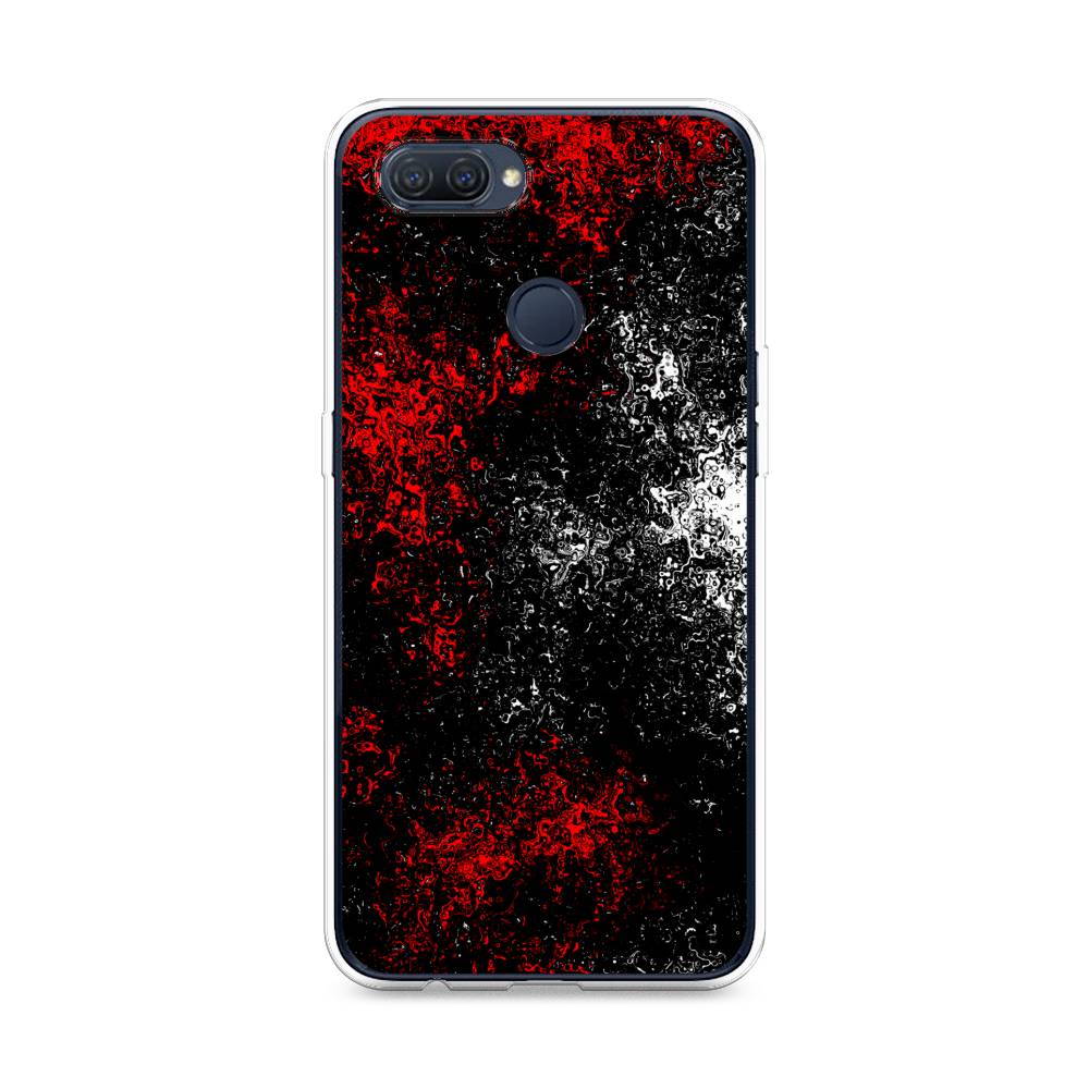 

Чехол для Oppo A12 "Монотипия", Красный;черный;белый, 253450-3