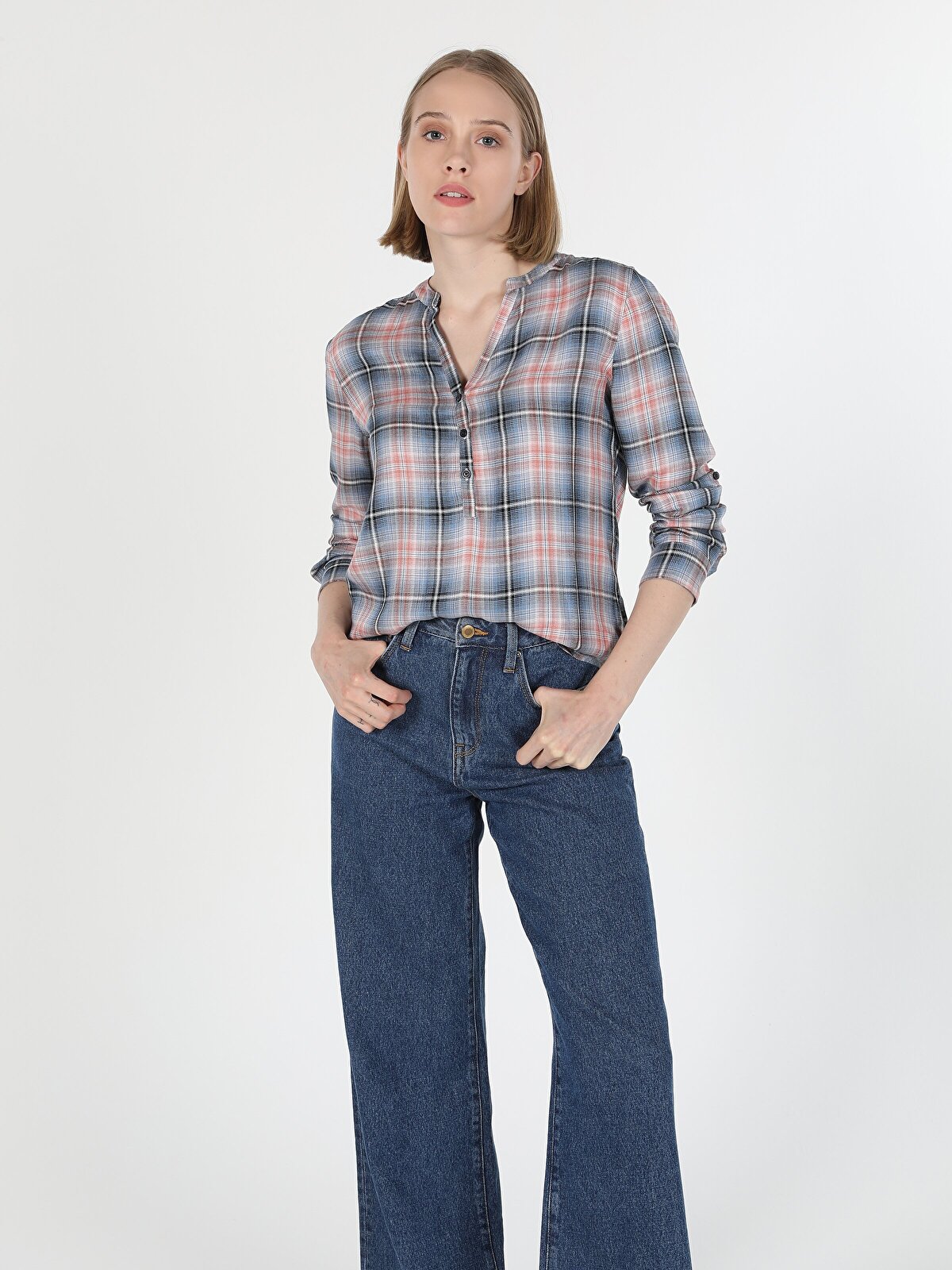 

Блуза женская Colin's CL1060151_Q1.V1 разноцветная L, CL1060151_Q1.V1