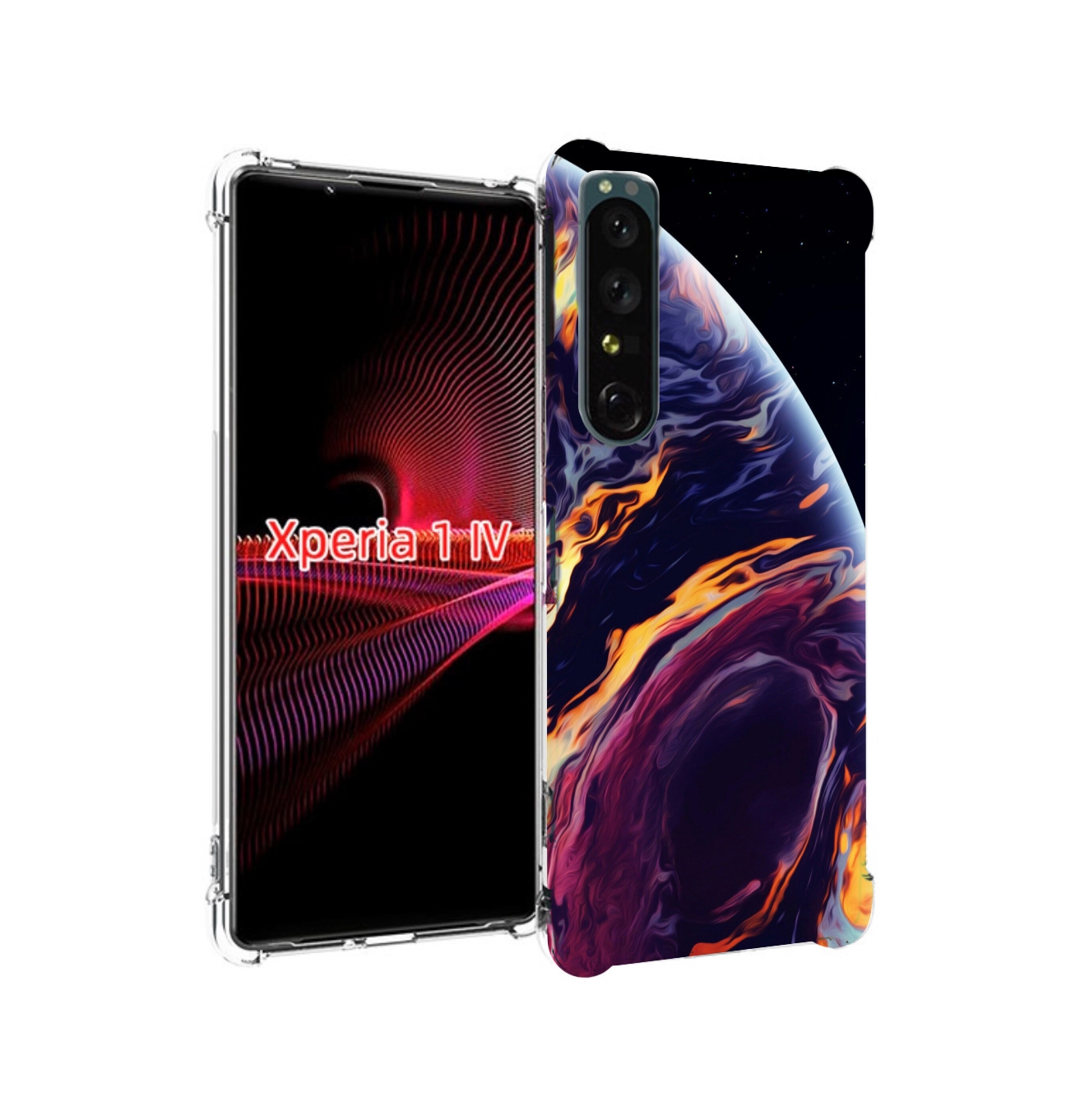 

Чехол накладка MyPads акварельная планета для Sony Xperia 1 IV, Прозрачный, Tocco
