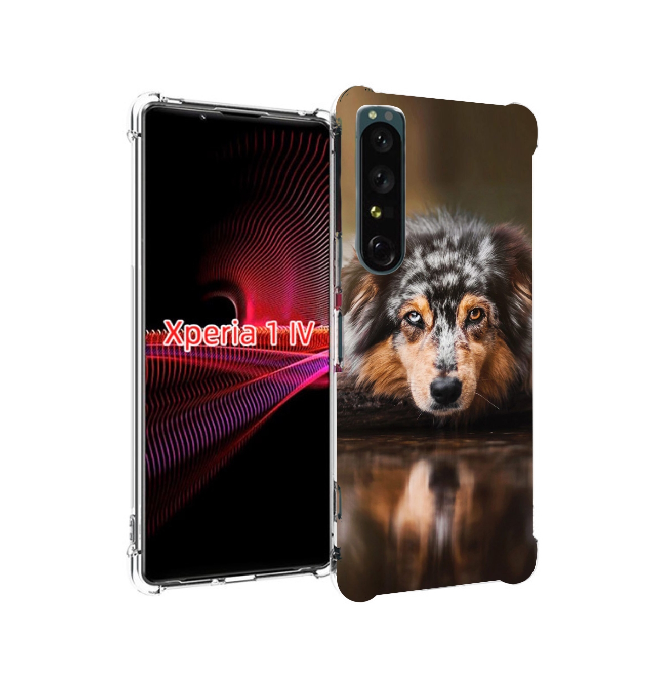 

Чехол накладка MyPads австралииская овчарка для Sony Xperia 1 IV, Прозрачный, Tocco