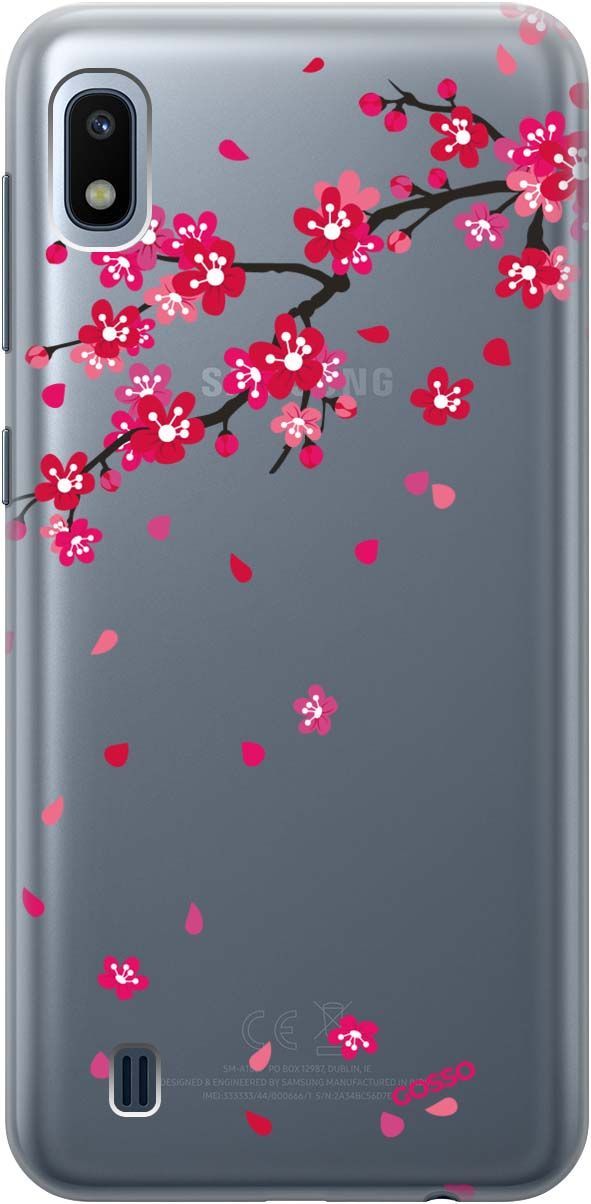 

Силиконовый чехол на Samsung Galaxy A10 с 3D принтом "Sakura" прозрачный, Прозрачный;коричневый, 680